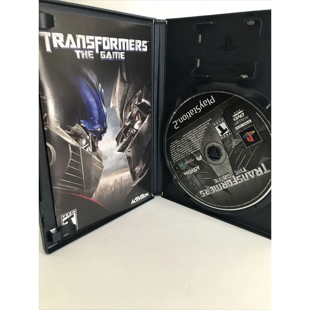 Transformers The Game Sony PlayStation 2 PS2 W/‎ Manual
